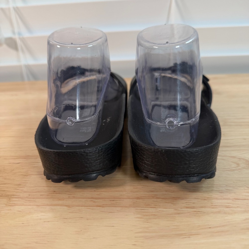 Birkenstock Madrid Essentials EVA Sandals Women's Black Slip-On Comfort - 7 - Picture 6 of 9